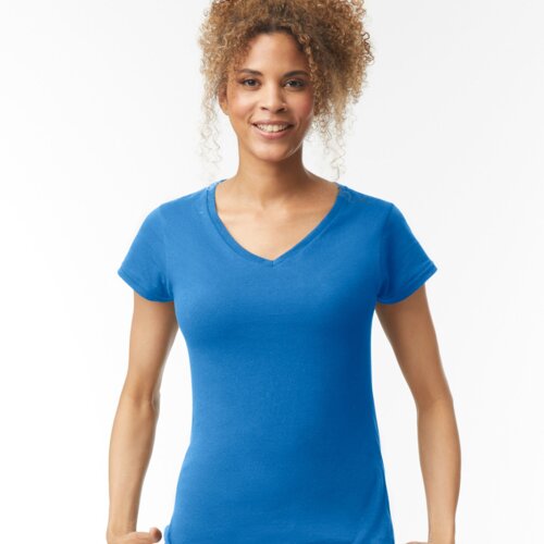 Softstyle® Ladies' V-Neck T-Shirt Thumbnail